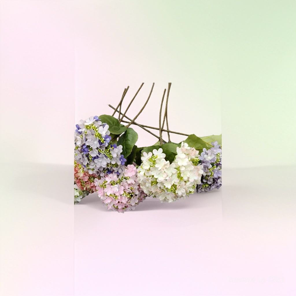 人造花塑料/仿真花/塑料花/莫奈花园仿真花/手工花材料细节图