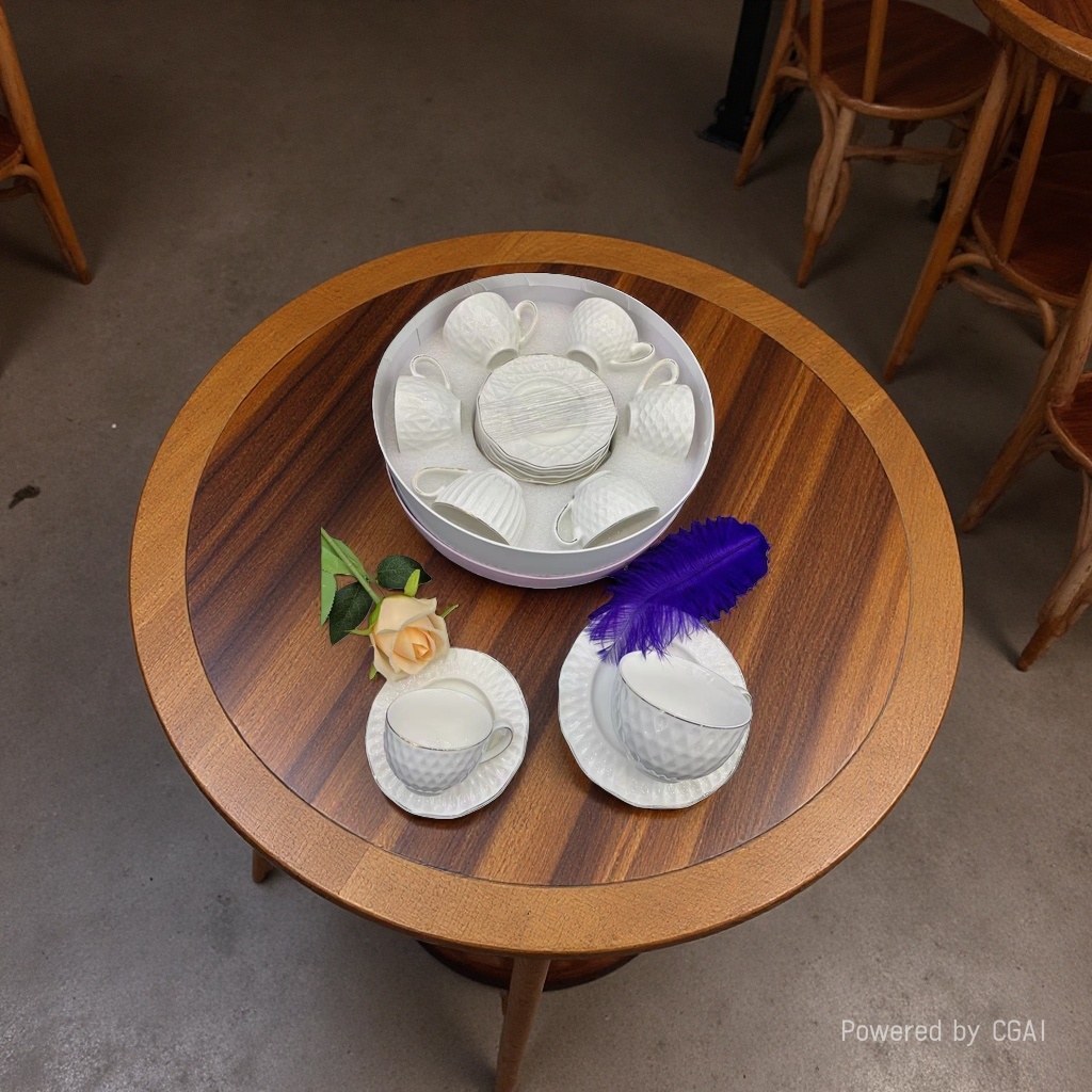 220cc ceramic tableware coffee cup and dish set, mug, milk spoon, European-style afternoon tea, exquisite ceramic cup