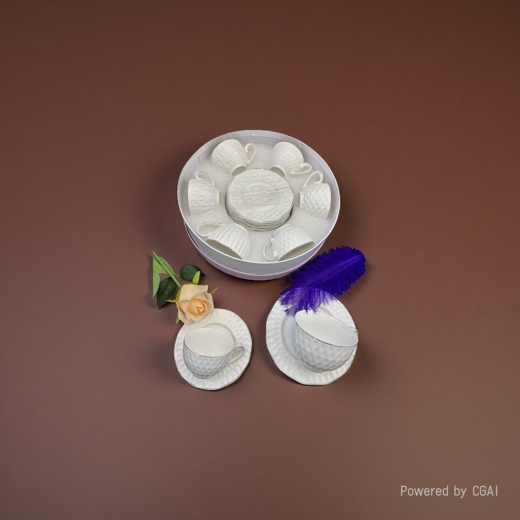 220cc ceramic tableware coffee cup and dish set, mug, milk spoon, European-style afternoon tea, exquisite ceramic cup details Picture