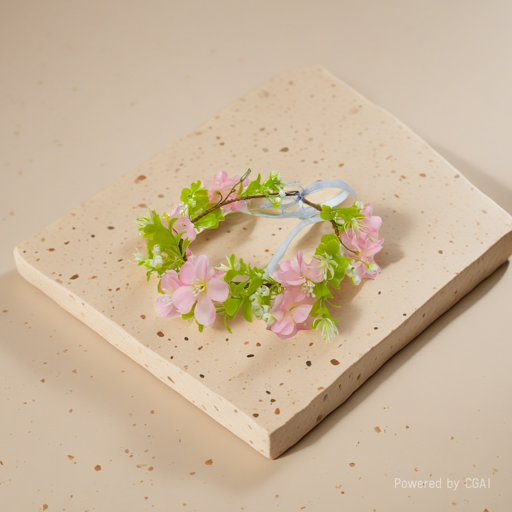Garden simulation plastic garlands, flowers, women's and children's hair accessories and headwear 104807060 Specification image