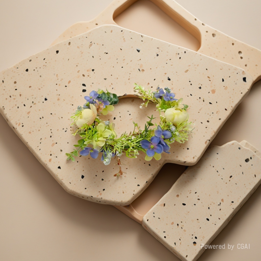 Floral hairband, children's Hanfu headwear, elegant and versatile headband Application Scenario