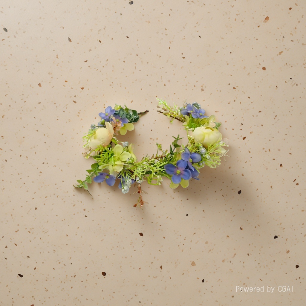 Floral hairband, children's Hanfu headwear, elegant and versatile headband Specification image
