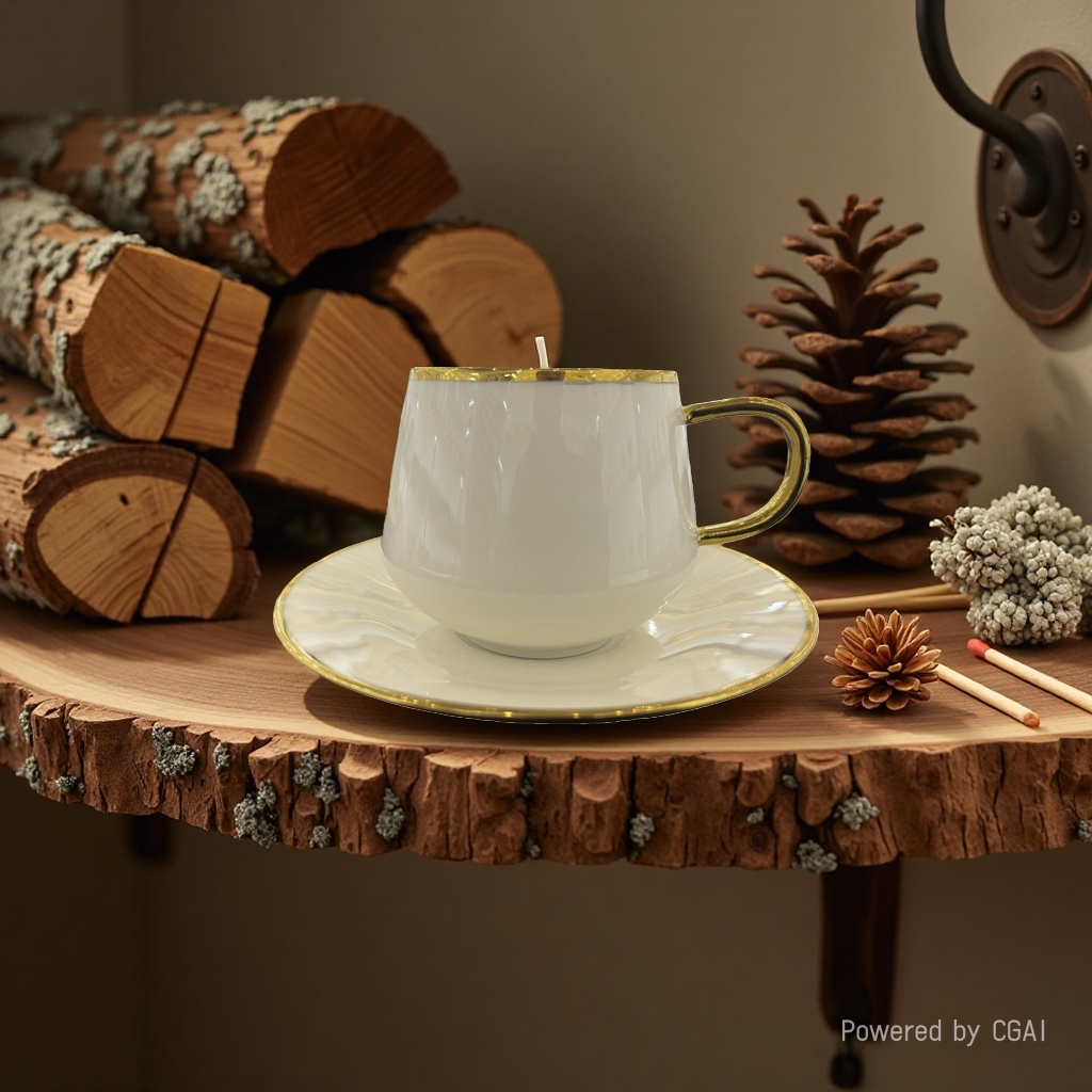 220cc Chaozhou manufacturer gold-inlaid European ceramic coffee cup set, gold-edge ceramic hotel American coffee cup Application Scenario