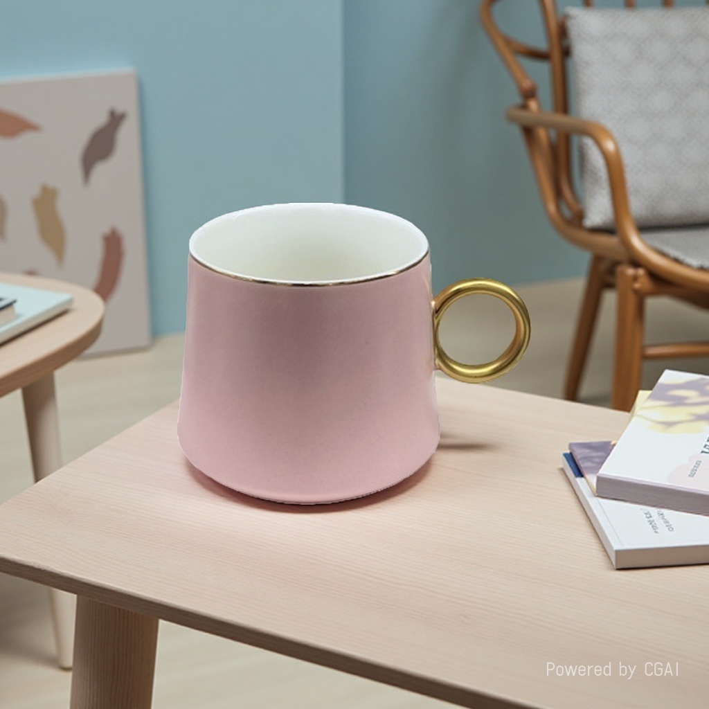 Retro high-appearance European household ceramic coffee cup set, high-end and exquisite British afternoon cups 110157538 Specification image