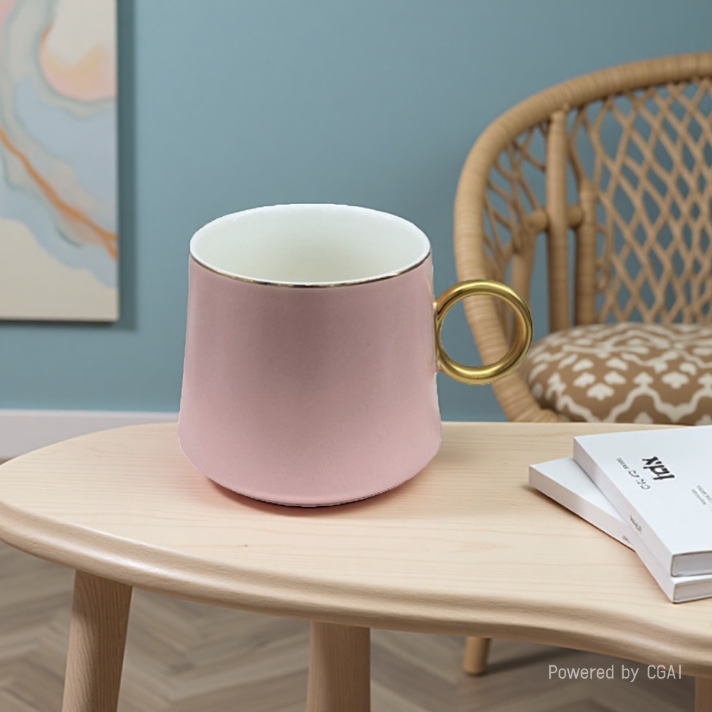 Retro high-appearance European household ceramic coffee cup set, high-end and exquisite British afternoon cups 110157538 details Picture