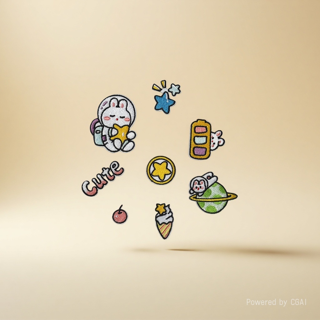 布贴/刺绣贴/刺绣布贴/俄罗斯袖章/小狗布贴产品图