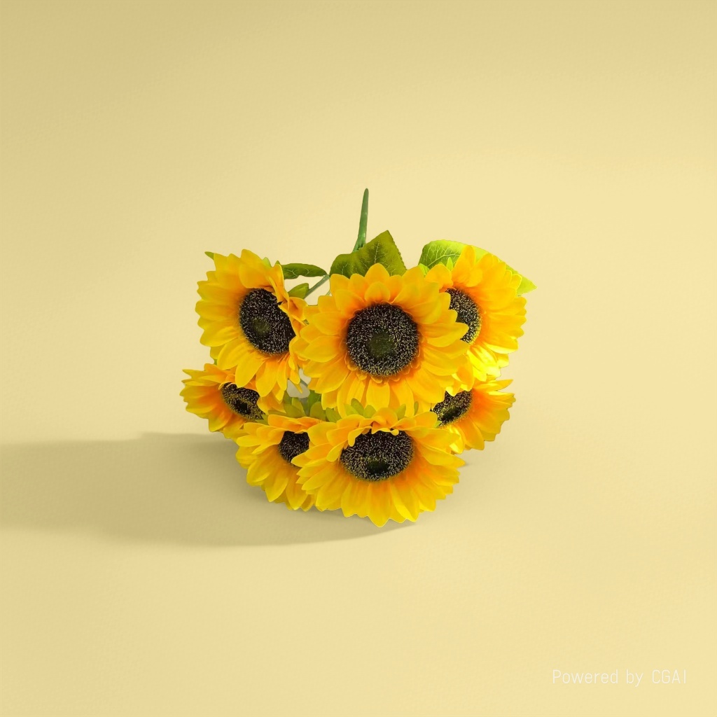 人造花塑料/塑料花/莫奈花园仿真花/仿真花/花朵装饰细节图