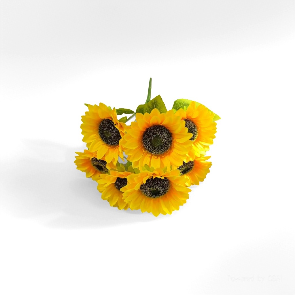 莫奈花园仿真塑料花人造花朵装饰 太阳花