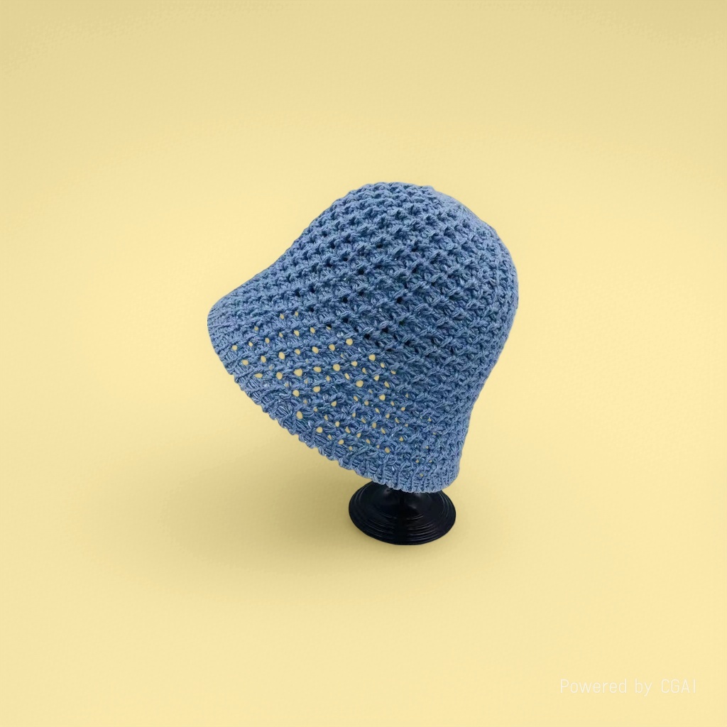 Wholesale of new summer style wide-brimmed fisherman's hat with Korean bow, fashionable hollowed-out breathable sun protection hat for women Specification image