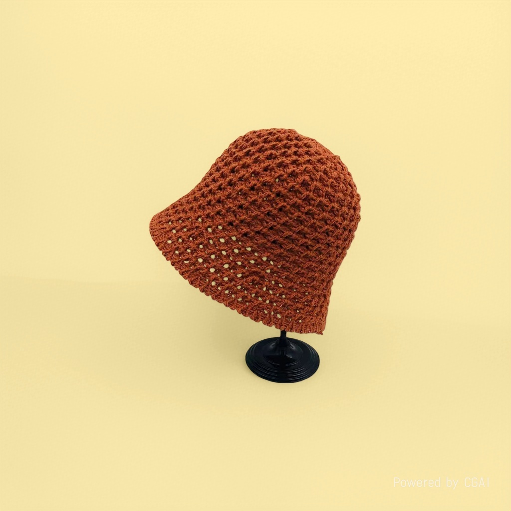 Wholesale of new summer style wide-brimmed fisherman's hat with Korean bow, fashionable hollowed-out breathable sun protection hat for women Item Picture