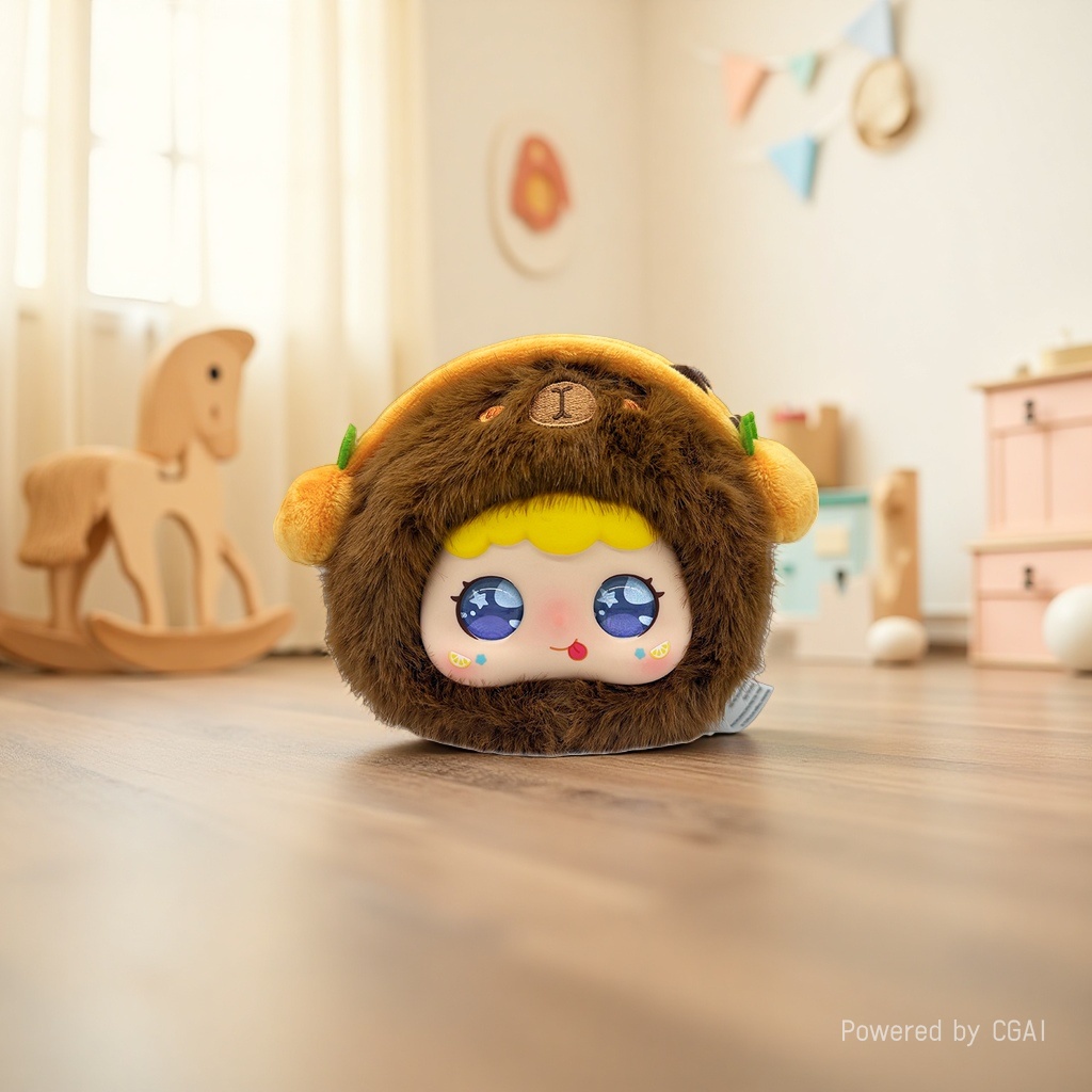 Умная иглобрюховая кукла капибалы, ленивая плюшевая фугу, снятая с подарочных игрушек хорошеньких девочек Specification image