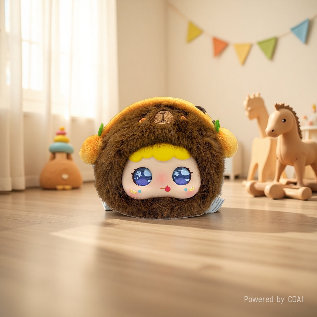 Умная иглобрюховая кукла капибалы, ленивая плюшевая фугу, снятая с подарочных игрушек хорошеньких девочек Application Scenario