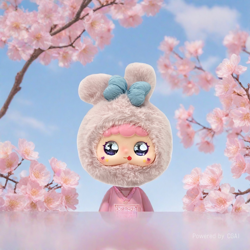 【 Price to be negotiated 】 Rabbit Smart AI long-eared Rabbit doll, soft and light pink plush girl rabbit, a cute and stress-relieving gift toy for girls Specification image