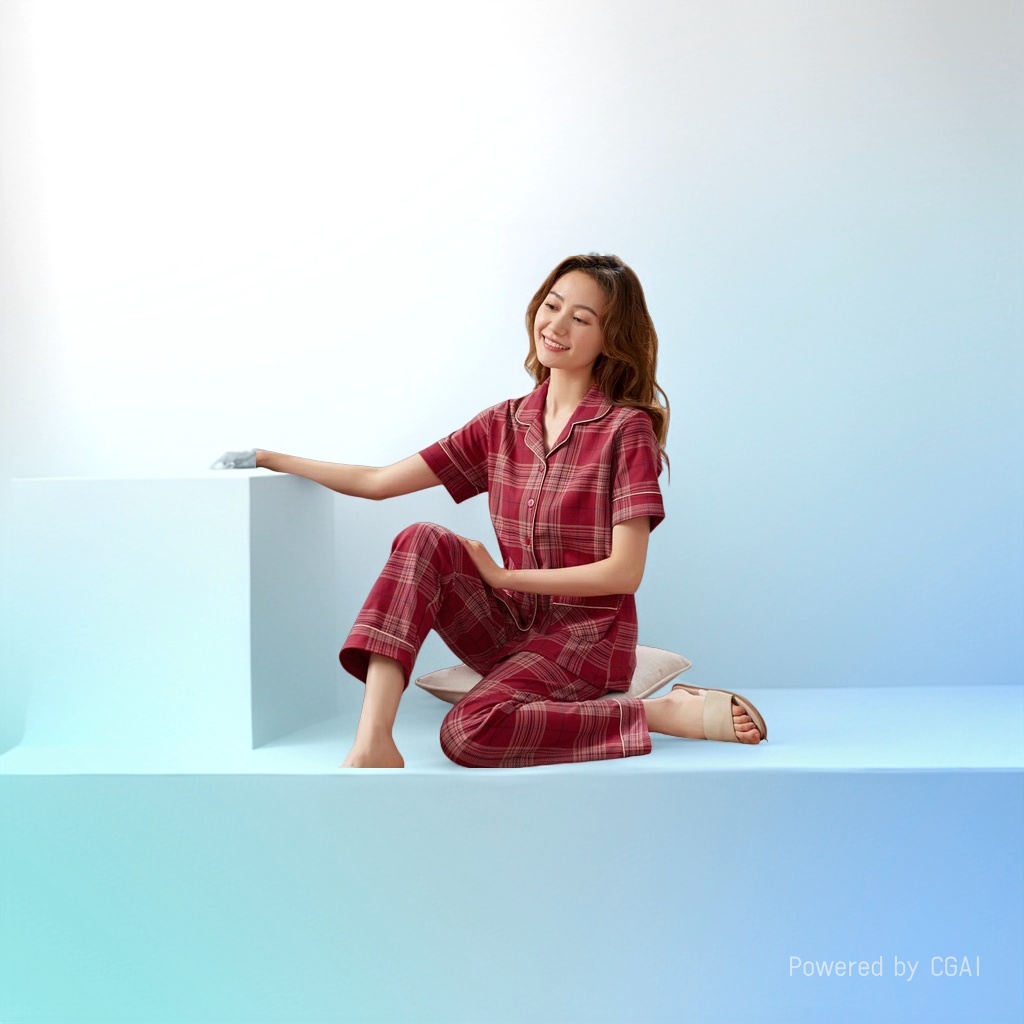 女士棉绸家居服套装夏季韩版睡衣女上衣长裤