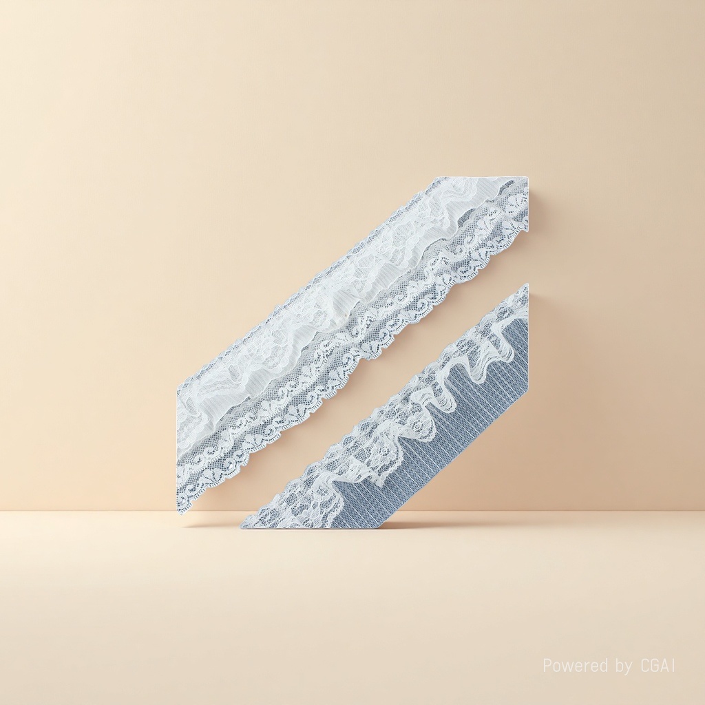 Lace trim pleats Application Scenario