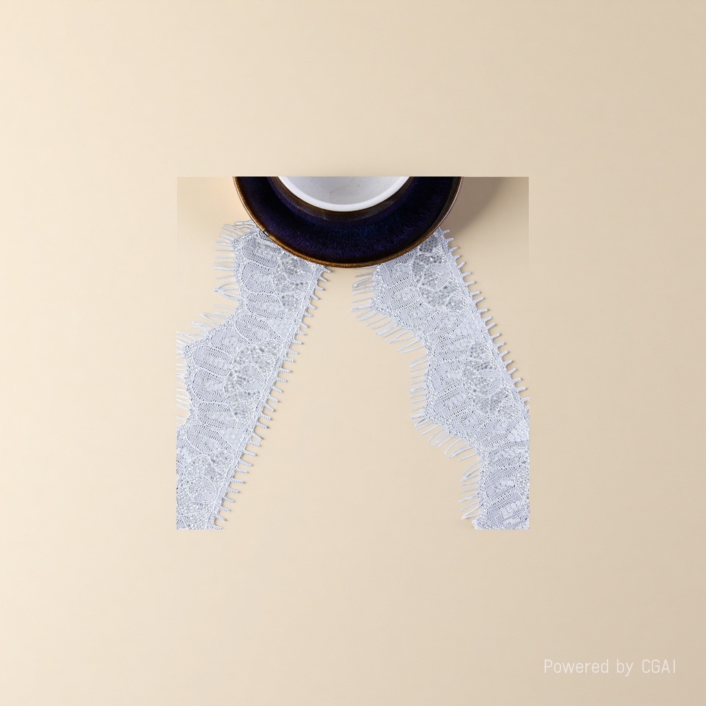Double eyelash lace trim Application Scenario