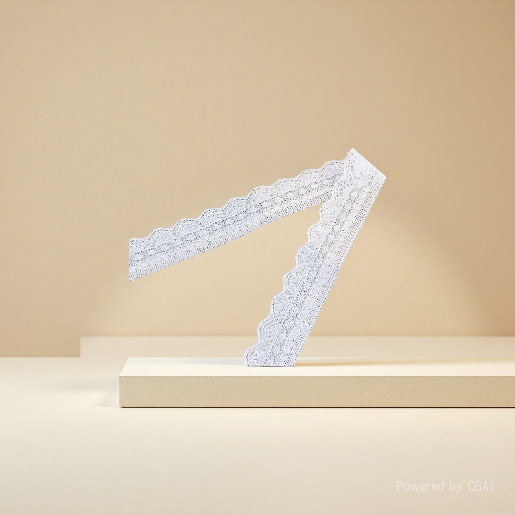 The best-selling lace trim, brocade and white small flower edge Item Picture