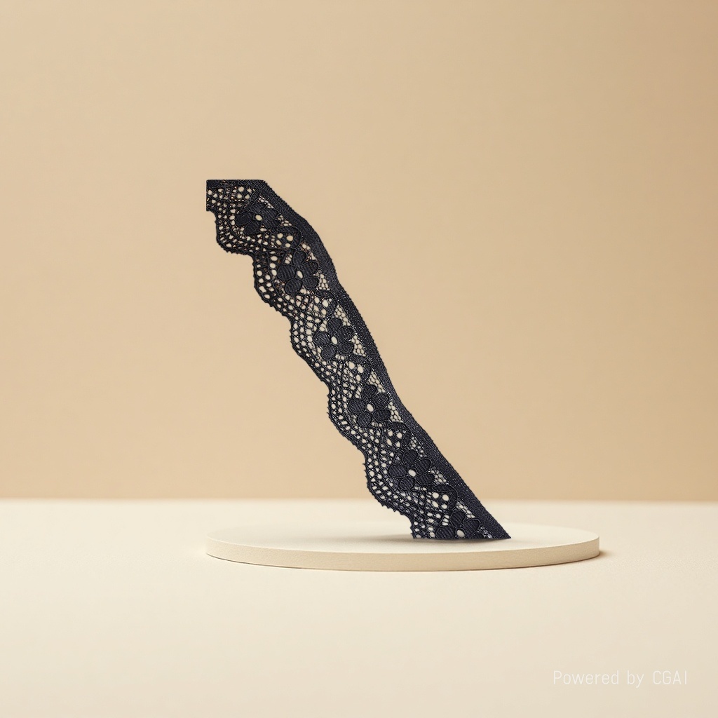 Single-sided nylon lace trim Item Picture