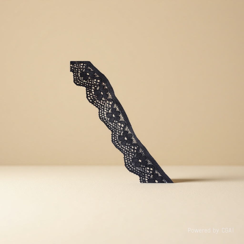 Single-sided nylon lace trim Application Scenario