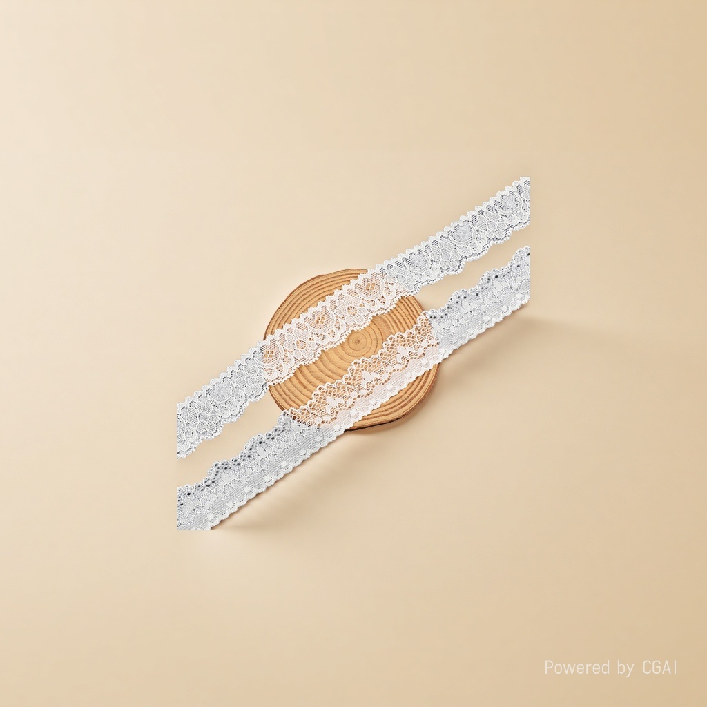 Elastic lace small flower edge, single-sided elastic lace edge Specification image