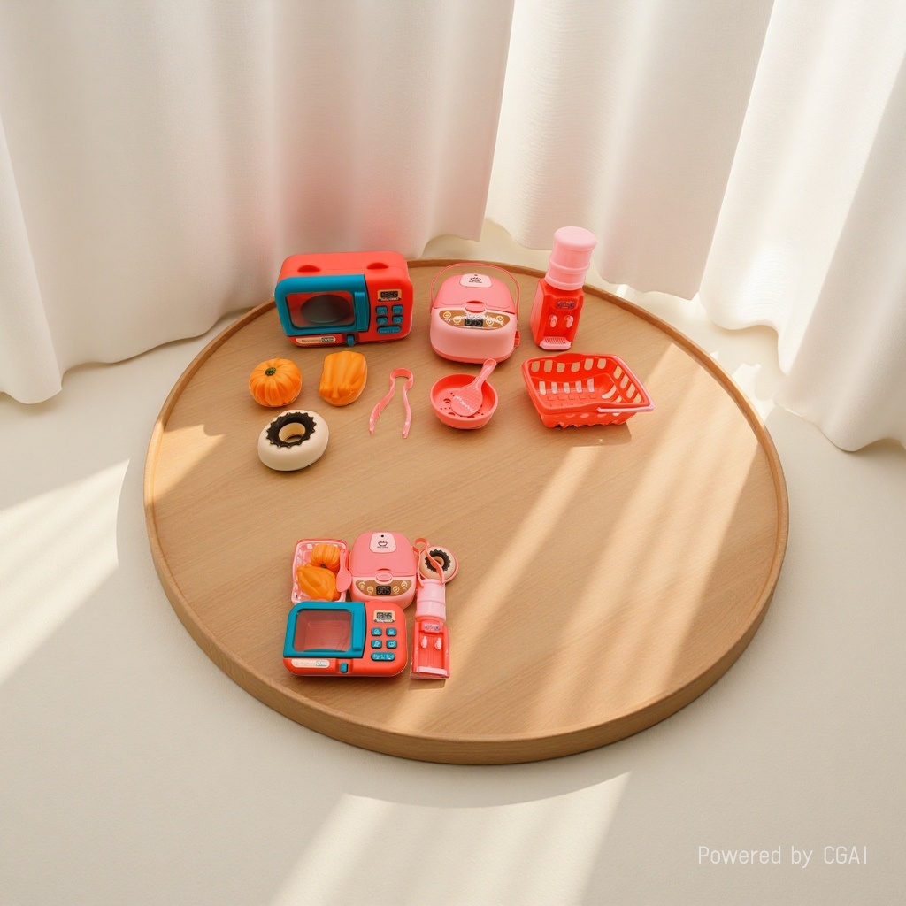 Children's mini kitchen appliance set: dishwasher, water dispenser, engineering vehicle, real toys, small appliances and toys Application Scenario