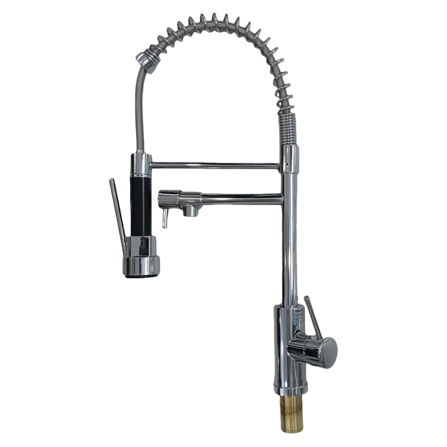 Household kitchen pull-out faucet, universal rotating anti-splash pressure-increasing sink, cold and hot faucet Item Picture