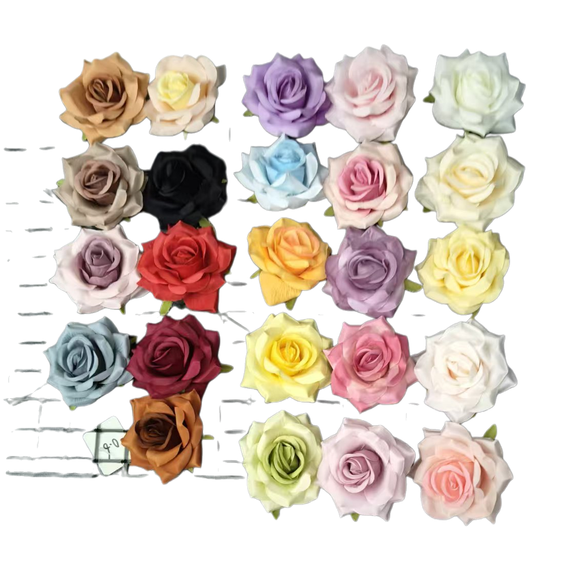 人造花塑料/仿真花/塑料花/莫奈花园仿真花/手工花材料白底实物图