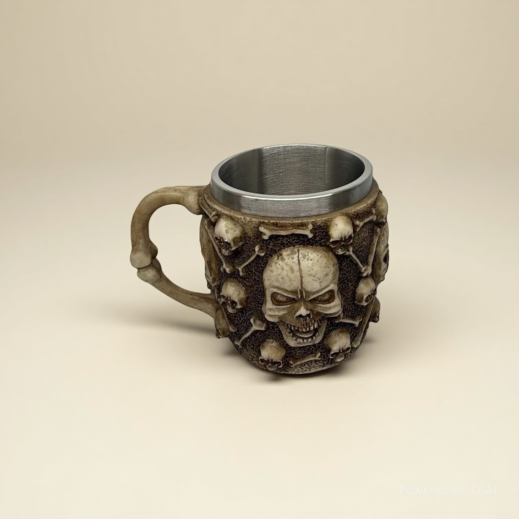 Stanley skull pattern titanium insulated cups for men and women, outdoor water cups Application Scenario