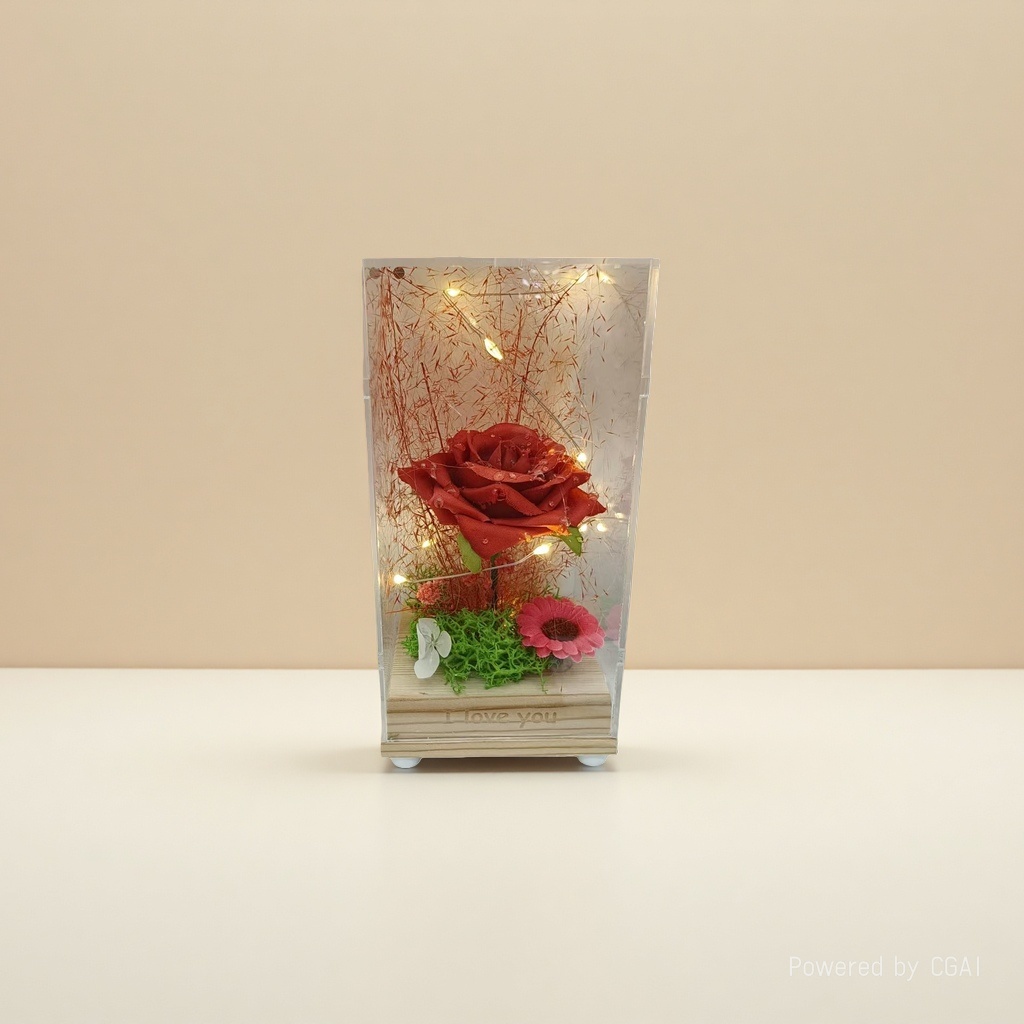 Rose flower art decorative gift box, souvenir packaging box, gift box selection