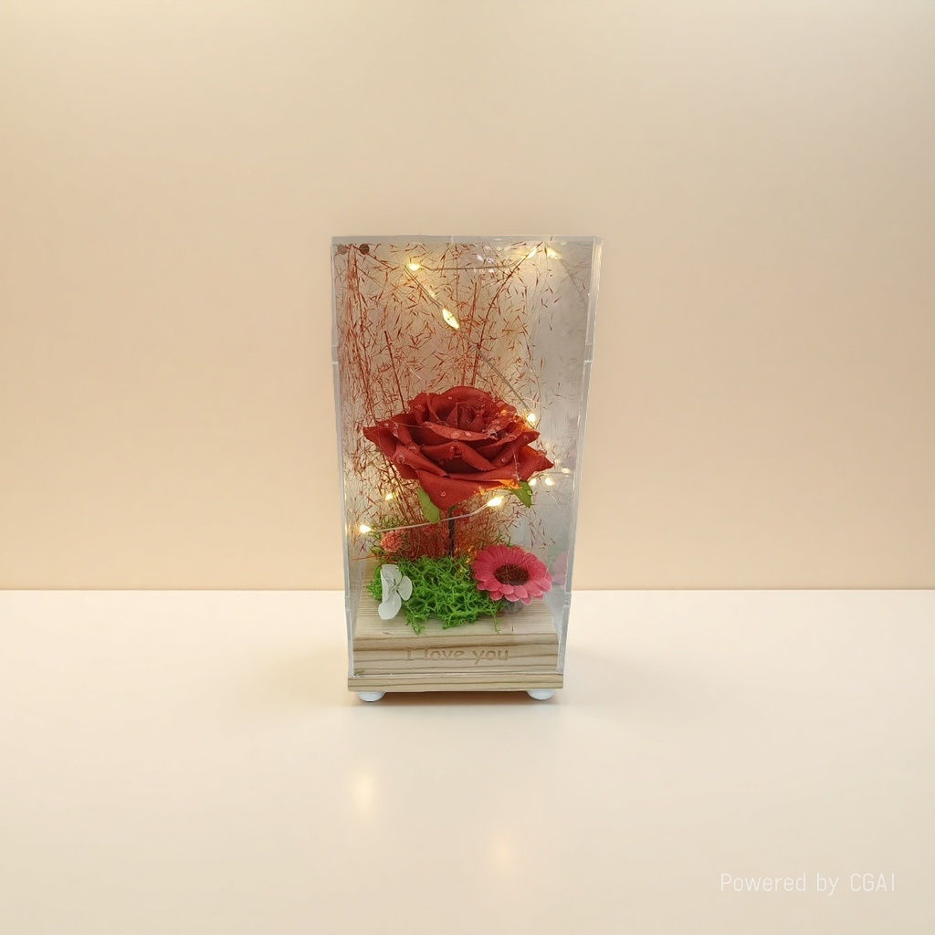 Rose flower art decorative gift box, souvenir packaging box, gift box selection Application Scenario