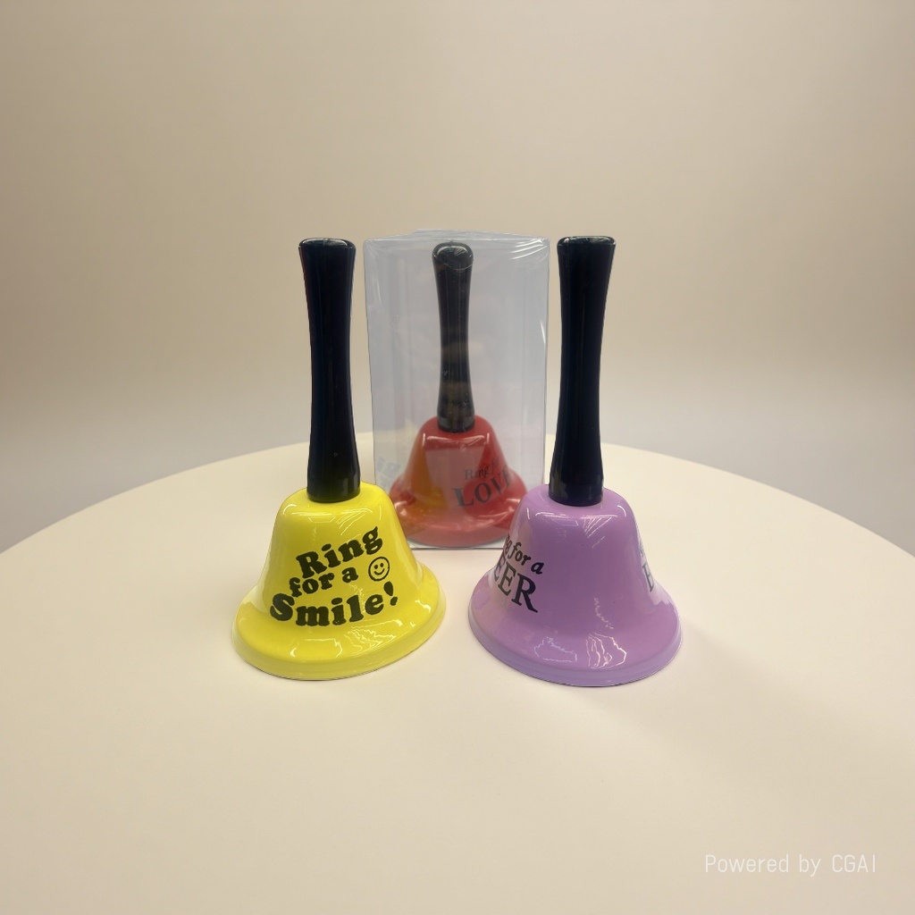 Christmas colorful silent bell handicrafts details Picture