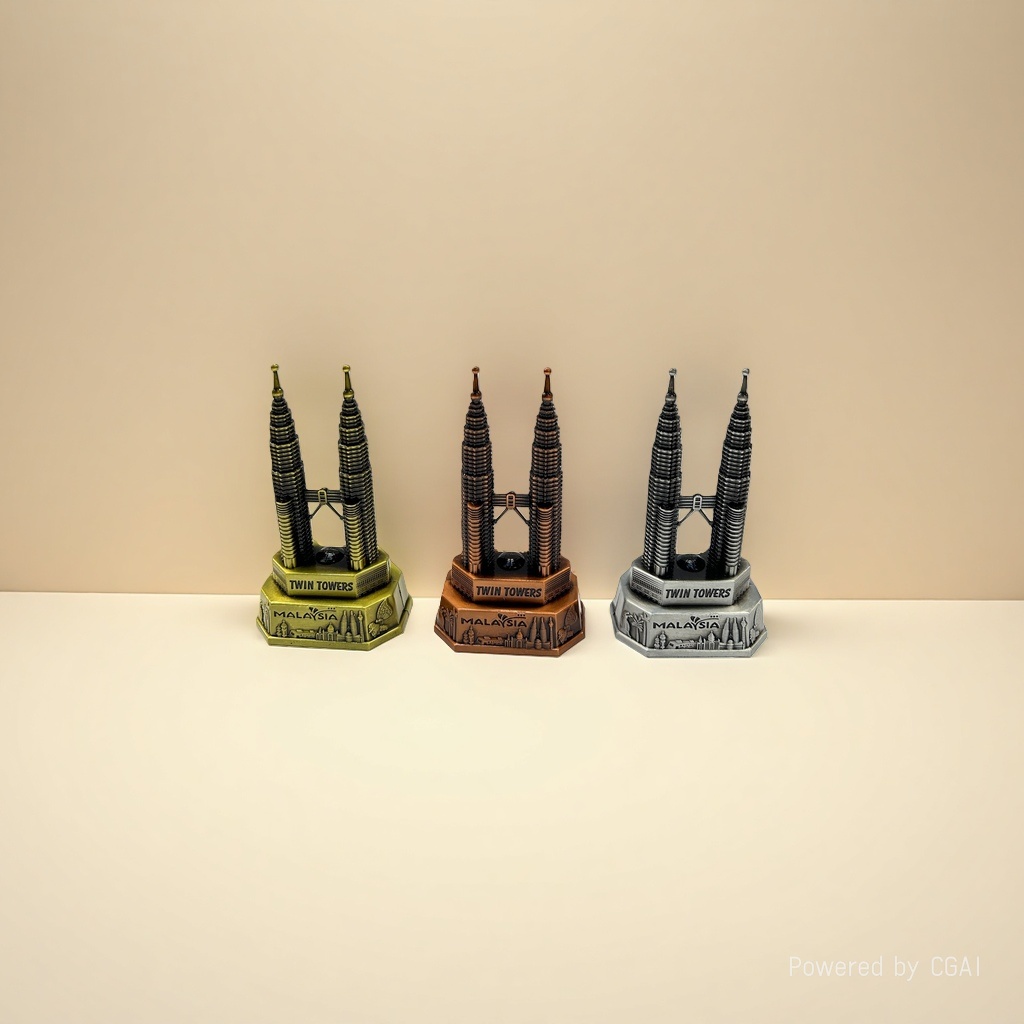 Metal handicrafts for souvenirs of the Twin Towers details Picture