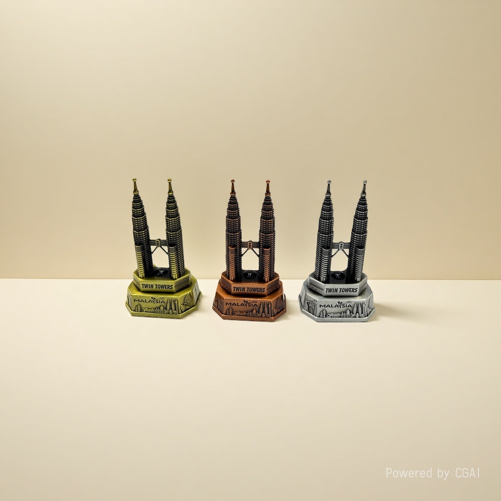 Metal handicrafts for souvenirs of the Twin Towers Specification image