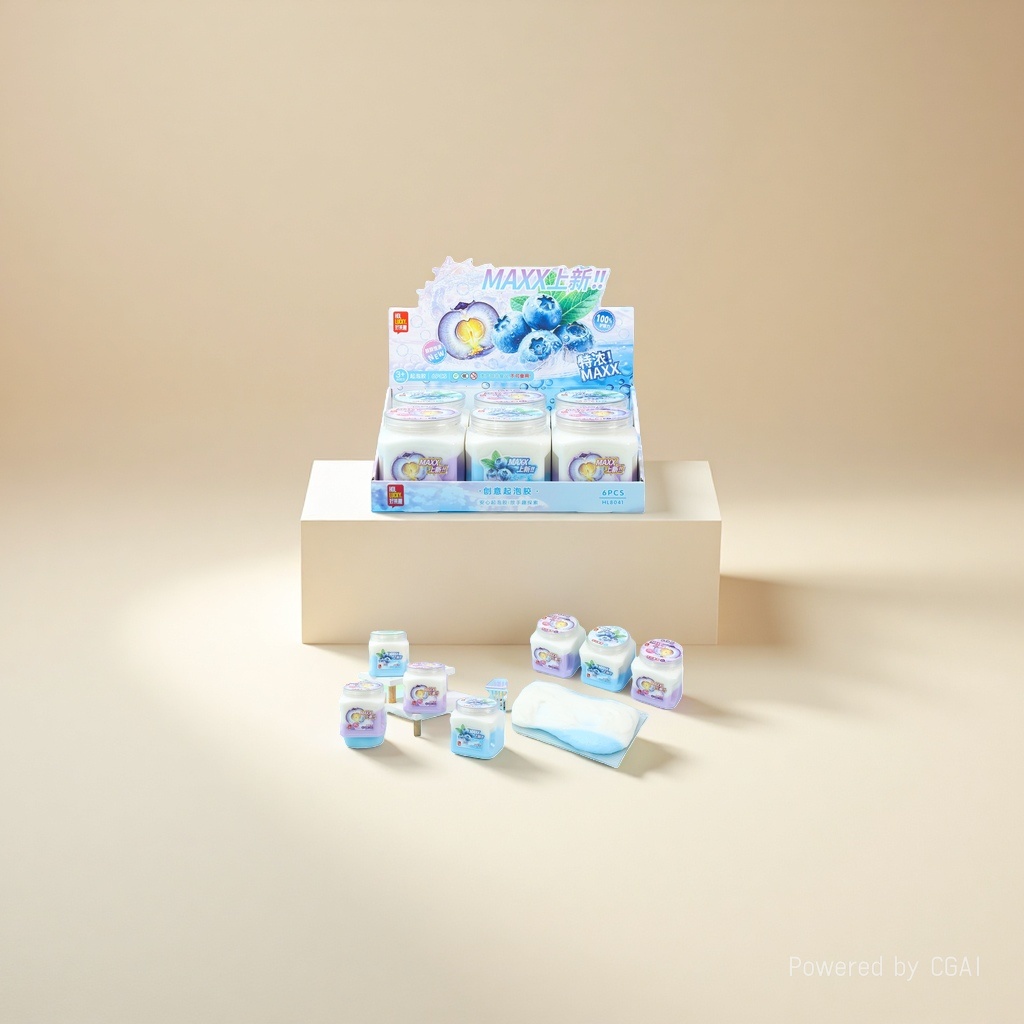 环保蓝莓起泡胶 100g 起泡胶玩具儿童益智手工材料