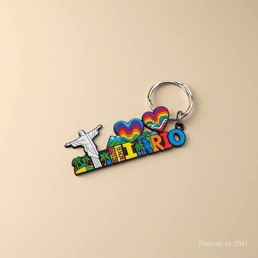 Colorful fruit keychain key protective case Specification image