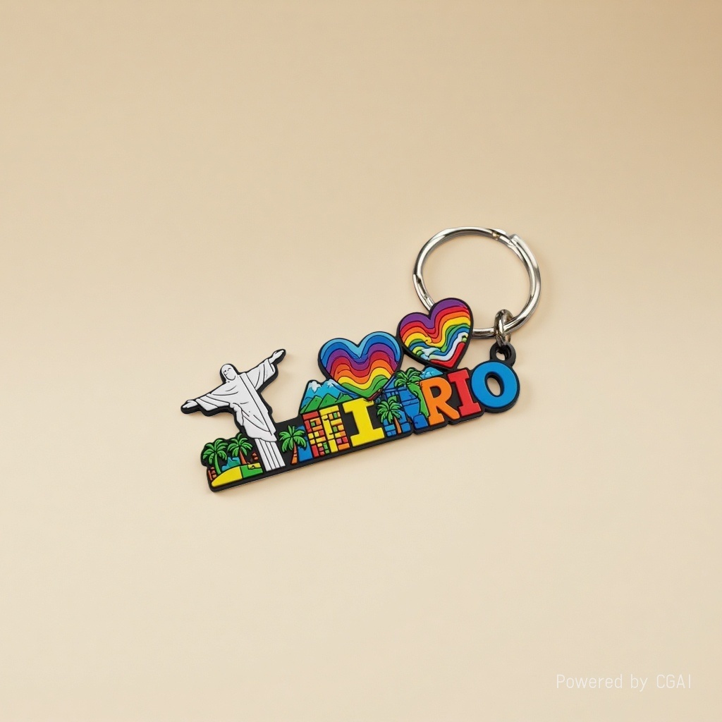 Colorful fruit keychain key protective case