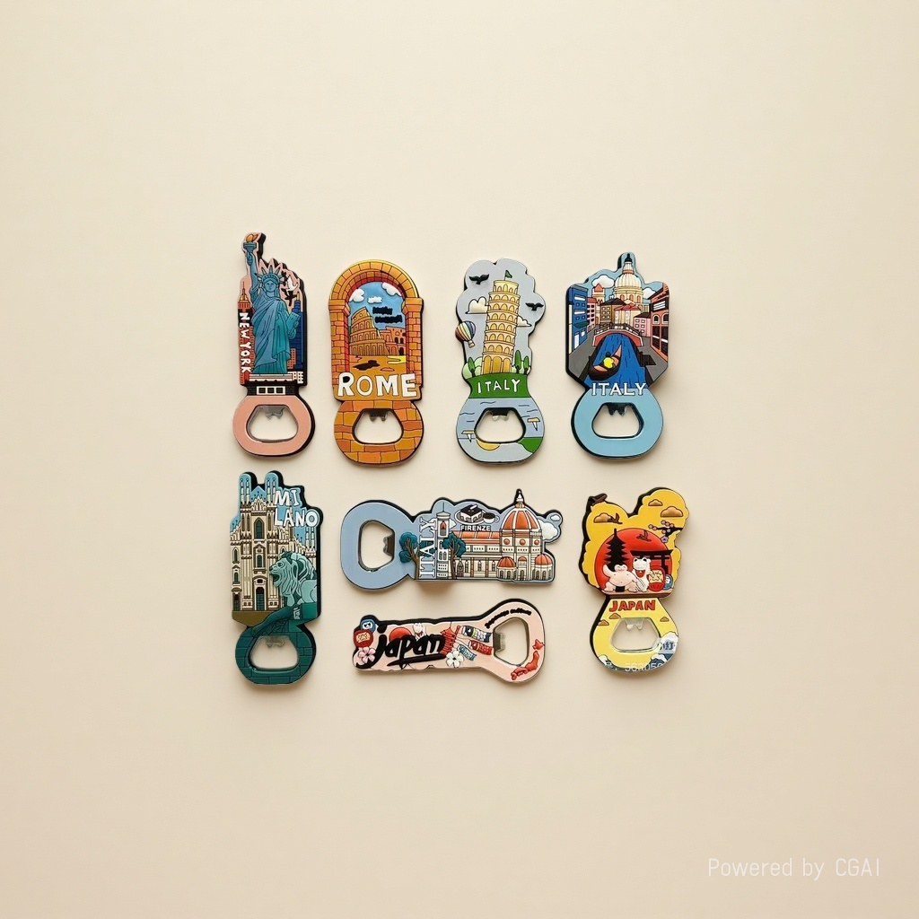 Silicone fridge magnet bottle opener, bottle opener, can opener details Picture