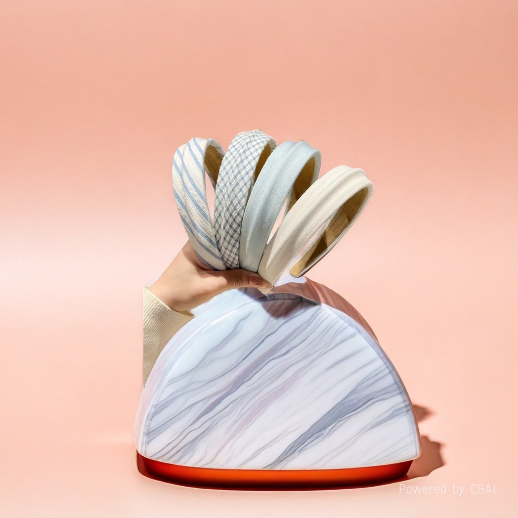 Pearl Hanfu headwear, hair band base, hair band, hair accessory, 18cm Application Scenario
