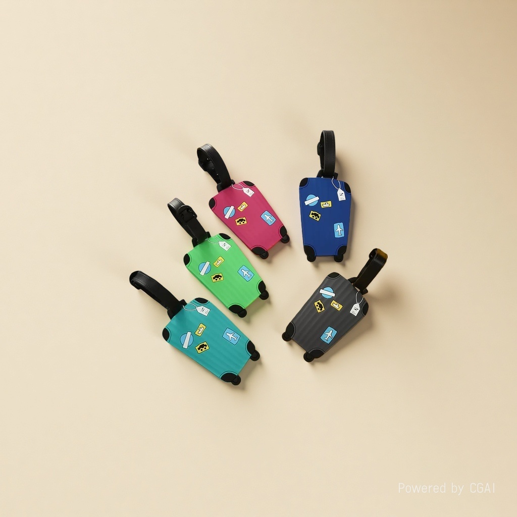 NBA star collaboration color luggage tags are available in three materials: aluminum alloy, stainless steel, and PVC soft rubber