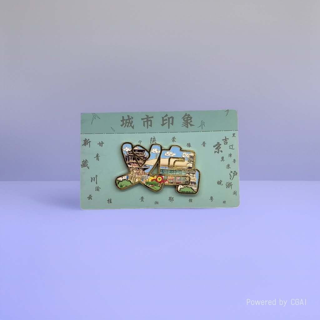 Metal fridge magnets for city tourism souvenirs, Yiwu font fridge magnets Application Scenario