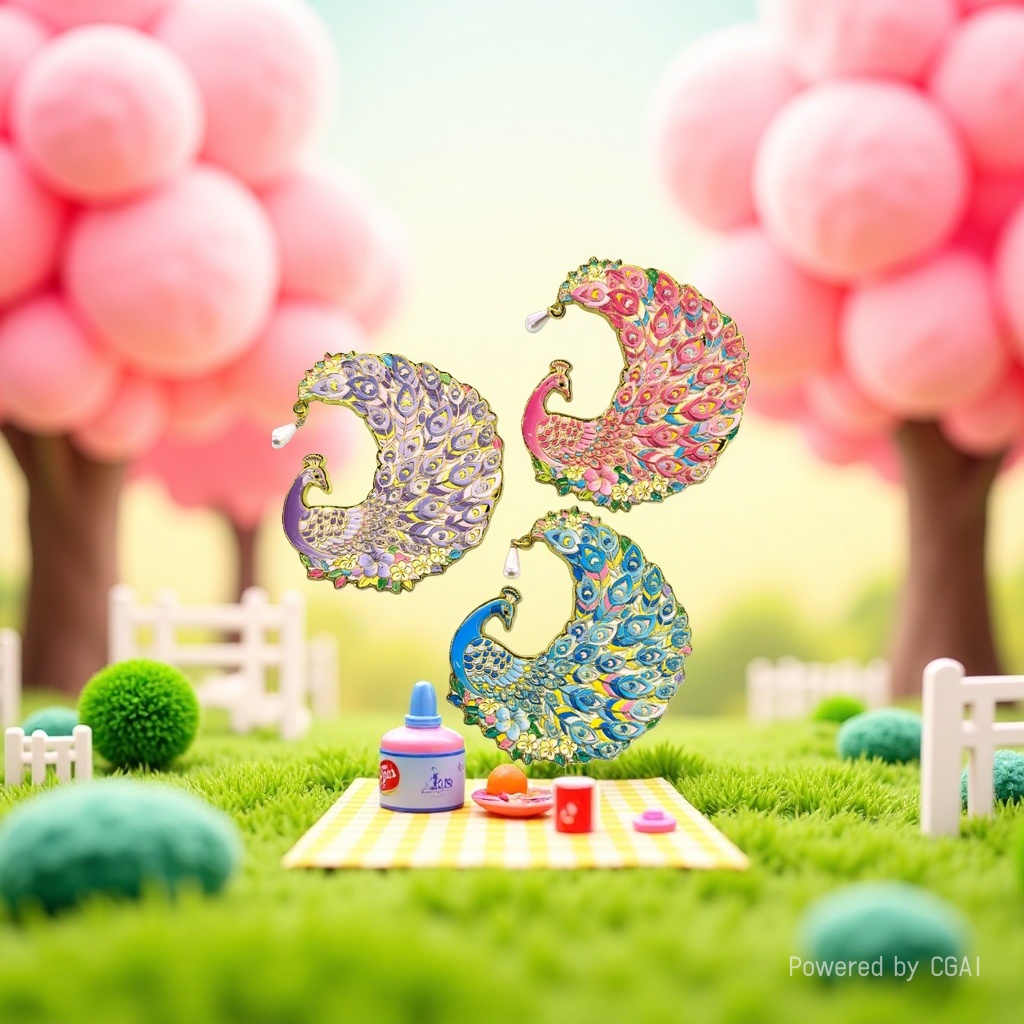 Colorful peacock fridge magnets, city commemorative fridge magnets Application Scenario