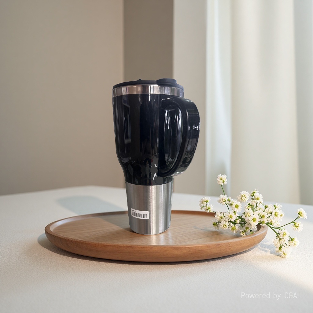 Stanley black titanium insulated cups, men's and women's outdoor water cups details Picture
