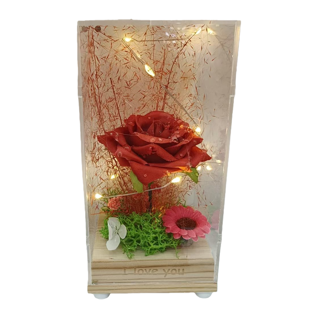 Rose flower art decorative gift box, souvenir packaging box, gift box selection Item Picture