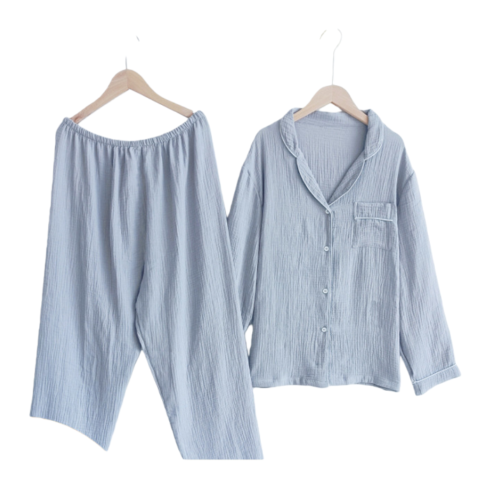 男士睡衣/家居服男夏/睡衣男士性感/睡衣男短袖简约/轻奢品潮牌白底实物图