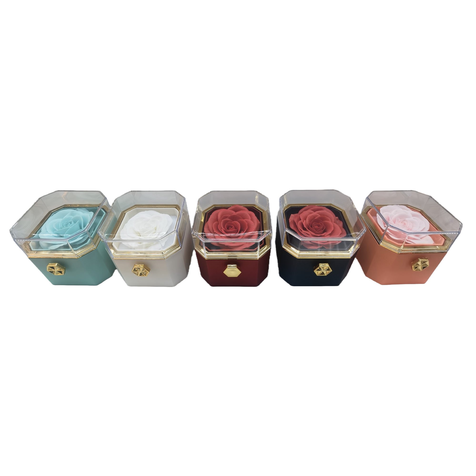 Rose-decorated gift box, souvenir packaging box, gift box Item Picture