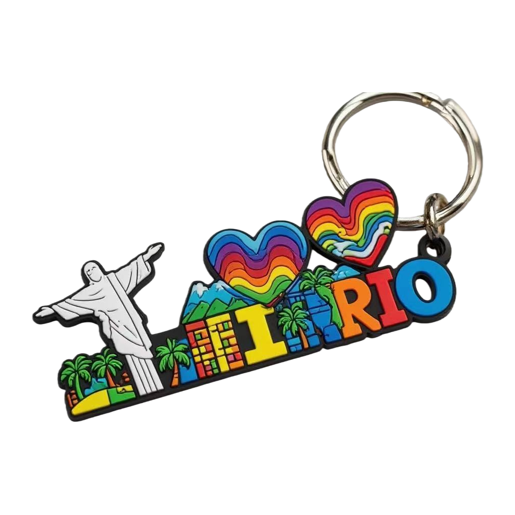 Colorful fruit keychain key protective case Item Picture