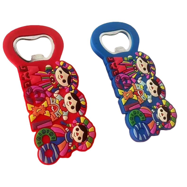 Dekai Trade's color cartoon Spades A magnet Beer bottle opener and can opener Item Picture