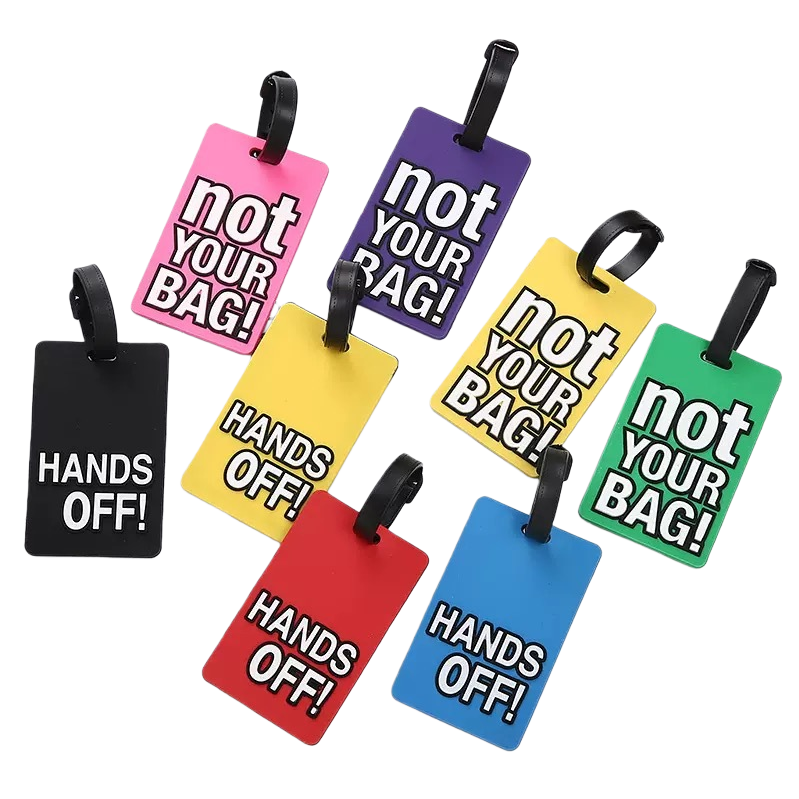 NBA co-branded color aluminum alloy stainless steel PVC soft rubber luggage tag Item Picture
