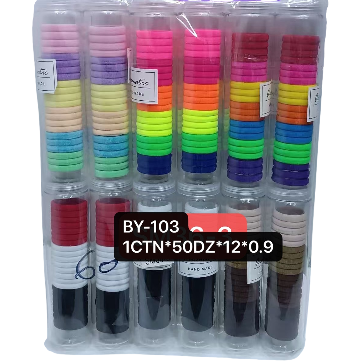 أغطية شعر بالألوان والشفافة مع منديل Item Picture