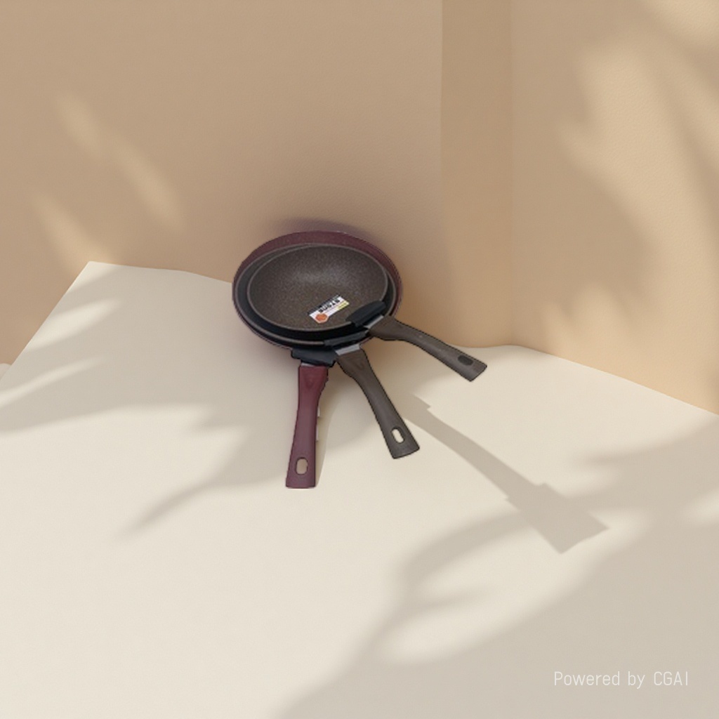 26cm thick non-stick frying pan, cast iron flat frying pan, stainless steel wok, universal Application Scenario